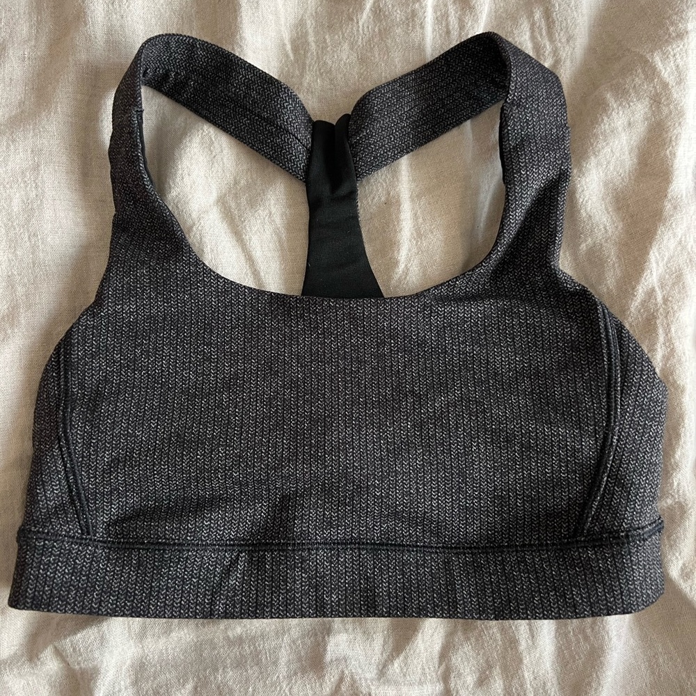 Lululemon Athletica Charcoal Sports Bra